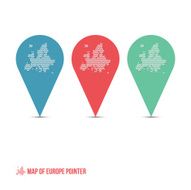 Map of Europe Pointer N2