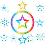Star icons and logos collection N2