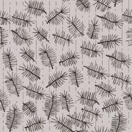 fir branches seamless pattern