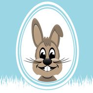 easter bunny white egg N6