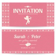 Valentine day romantic invitation card N2