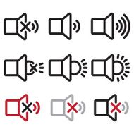 Sound And Lamp Icons