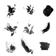 Abstract Splash Set for Design Use Vector Illustration N4