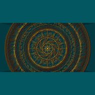 Background with abstract floral lace ornament N3