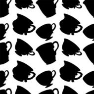 Seamless pattern with cups N4