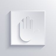 Vector light square icon Eps 10 N21
