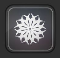 Vector version Snowflake icon Eps 10 illustration Easy to edit N3