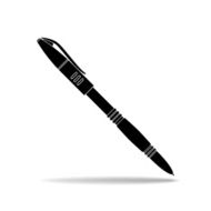 Vector icon of pen