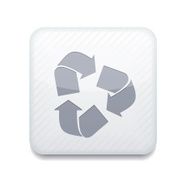 Vector white recycle icon Eps10 Easy to edit