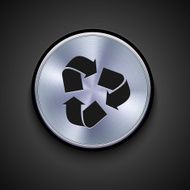 vector metal icon on gray background Eps10 N11