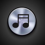 vector metal icon on gray background Eps10 N12