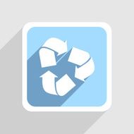 Vector blue icon on gray background Eps10 N29
