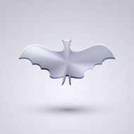 Vector full metal icon on blue background Eps10 N18