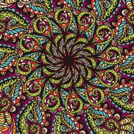 Colorful abstract floral background