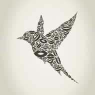 Bird from lips