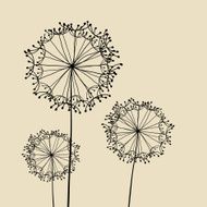 Abstract Dandalions background N7