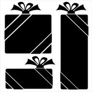 Gift box icons on white background N11