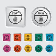 Start-stop button is protected by fingerprint N3