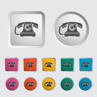 Vintage phone icon N4