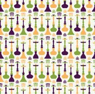 Hookah seamless pattern N4