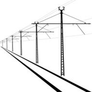 Railroad overhead lines N2