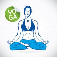 Yoga Model Illustration N5