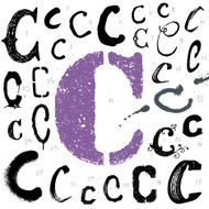 Vector alphabet Letter C