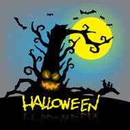 Halloween Vector Background N5