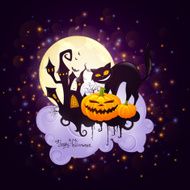 Vector Halloween Background N84