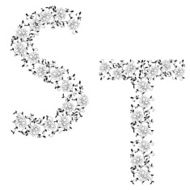 alphabet Letter QR N2