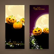 Vector Halloween banners N5