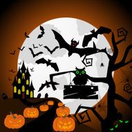 Happy halloween card N24