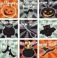 Halloween Card Set N2