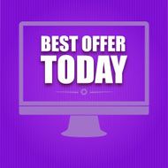 Silhouette monitor with text best offer today