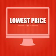 Silhouette monitor with text lowest price