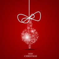 Christmas Snowflakes Background Vector Illustration N38
