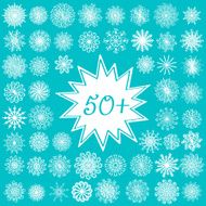 snowflakes set N17