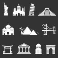 World sights icons N2