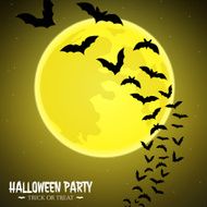 Bats fly over moon N2