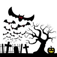bats at halloween