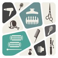 Hairdressing background