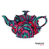 Sign pattern teapot N3