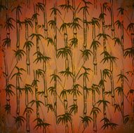Grunge bamboo background
