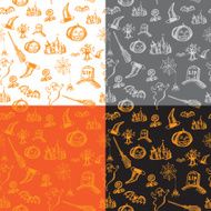 Halloween seamless background N27