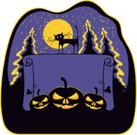 cat on a full moon N2