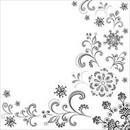 Flower background contours N8