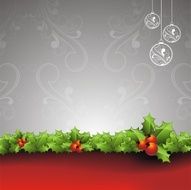 Background illustation on a Christmas theme