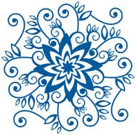 Abstract floral decoration