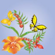 abstract floral background N189