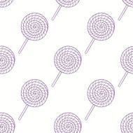 Outline lollipop seamless pattern N2